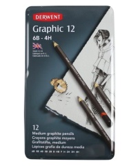 Derwent Graphic Medium Pencils set 12