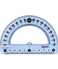 Maped Protractor Crystal (180 